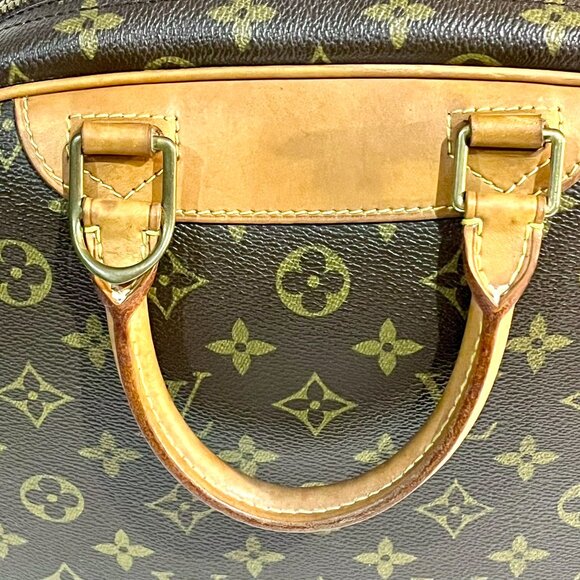 Authentic Louis Vuitton Trouville Monogram Brown Satchel Top Handle w Du… - Picture 11 of 16